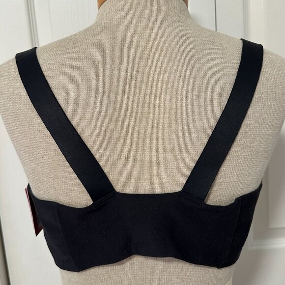 NWT Spanx Sz 40D Brallelujah black bra, lace full coverage. front closure - Picture 5 of 10